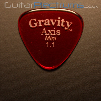 Gravity Picks Axis Mini 1.1mm Red - Click Image to Close