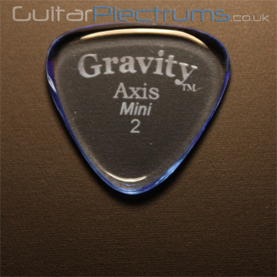 Gravity Picks Axis Mini 2mm Blue - Click Image to Close