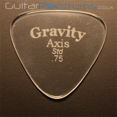Gravity Picks Axis Standard 0.75mm Clear - Click Image to Close