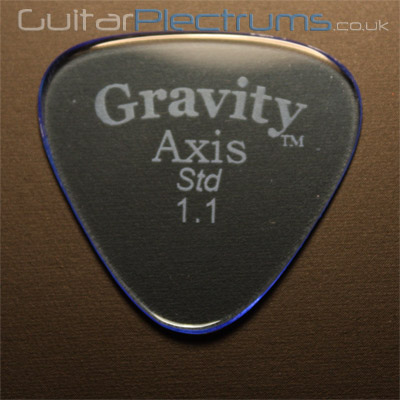 Gravity Picks Axis Standard 1.1mm Blue - Click Image to Close