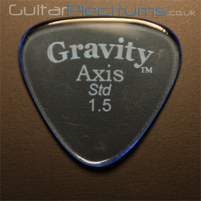 Gravity Picks Axis Standard 1.5mm Blue - Click Image to Close