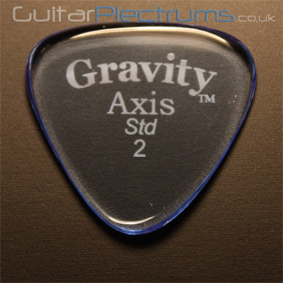 Gravity Picks Axis Standard 2mm Blue - Click Image to Close