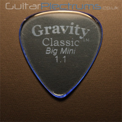 Gravity Picks Classic Big Mini 1.1mm Blue - Click Image to Close