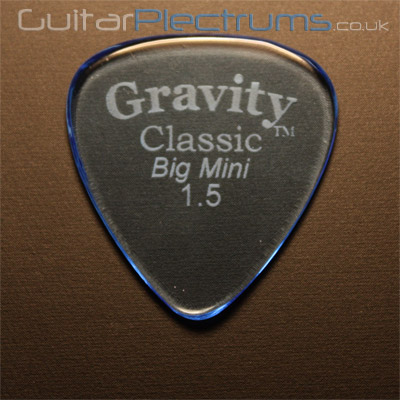Gravity Picks Classic Big Mini 1.5mm Blue - Click Image to Close