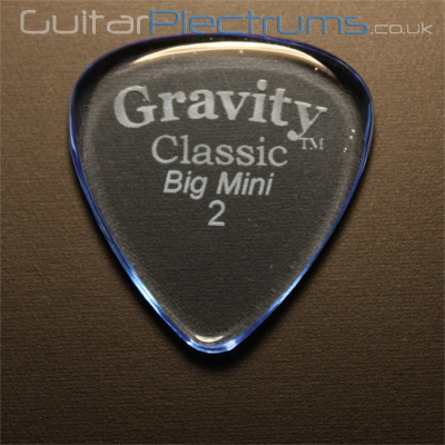 Gravity Picks Classic Big Mini 2mm Blue - Click Image to Close