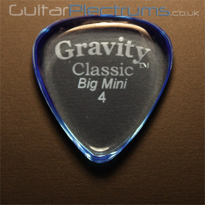 Gravity Picks Classic Big Mini 4mm Blue - Click Image to Close