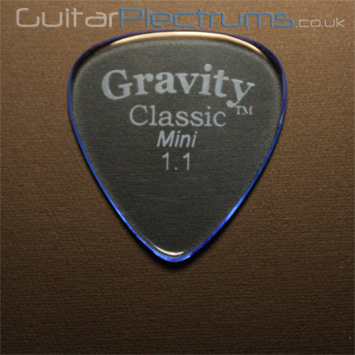 Gravity Picks Classic Mini 1.1mm Blue - Click Image to Close