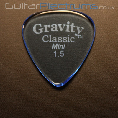 Gravity Picks Classic Mini 1.5mm Blue - Click Image to Close