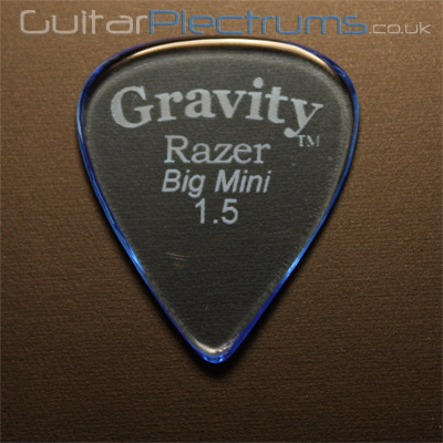 Gravity Picks Razer Big Mini 1.5mm Blue - Click Image to Close