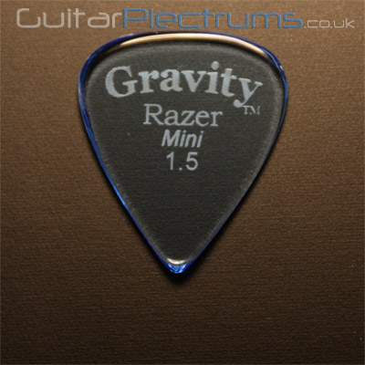 Gravity Picks Razer Mini 1.5mm Blue - Click Image to Close