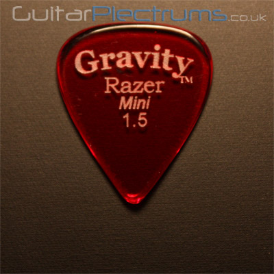 Gravity Picks Razer Mini 1.5mm Red - Click Image to Close