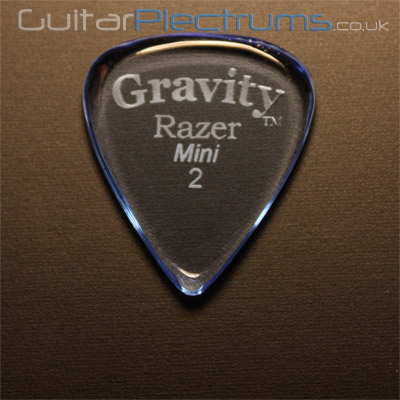 Gravity Picks Razer Mini 2mm Blue - Click Image to Close