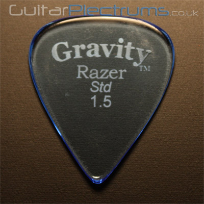 Gravity Picks Razer Standard 1.5mm Blue - Click Image to Close