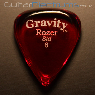 Gravity Picks Razer Standard 6mm Red - Click Image to Close