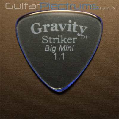 Gravity Picks Striker Big Mini 1.1mm Blue - Click Image to Close