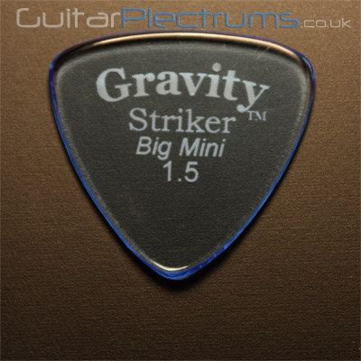 Gravity Picks Striker Big Mini 1.5mm Blue - Click Image to Close