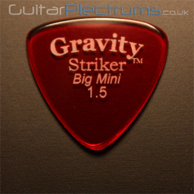 Gravity Picks Striker Big Mini 1.5mm Red - Click Image to Close