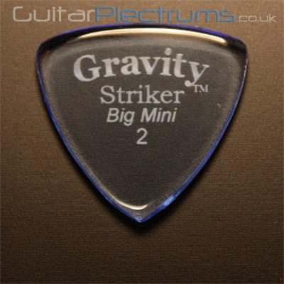 Gravity Picks Striker Big Mini 2mm Blue - Click Image to Close