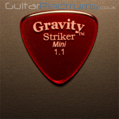 Gravity Picks Striker Mini 1.1mm Red - Click Image to Close