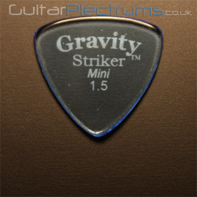 Gravity Picks Striker Mini 1.5mm Blue - Click Image to Close