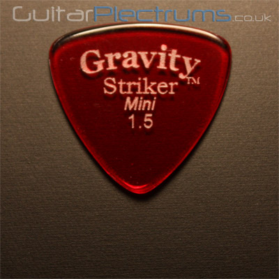 Gravity Picks Striker Mini 1.5mm Red - Click Image to Close