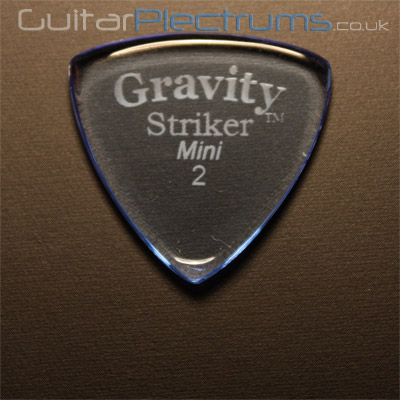 Gravity Picks Striker Mini 2mm Blue - Click Image to Close