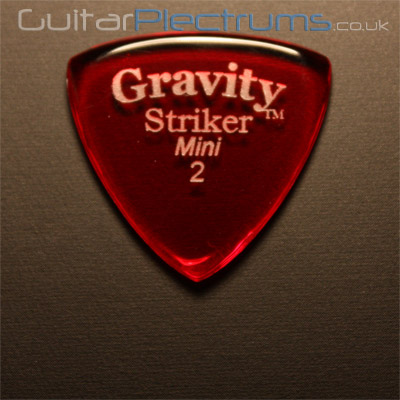 Gravity Picks Striker Mini 2mm Red - Click Image to Close