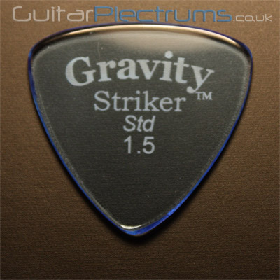 Gravity Picks Striker Standard 1.5mm Blue - Click Image to Close