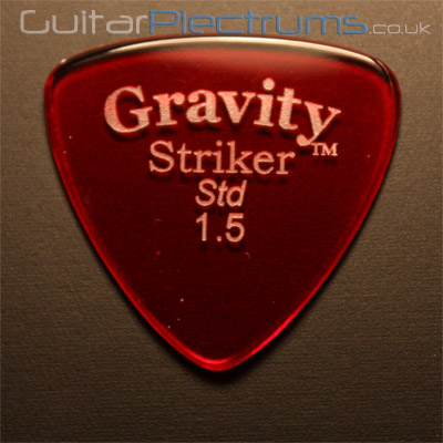 Gravity Picks Striker Standard 1.5mm Red - Click Image to Close