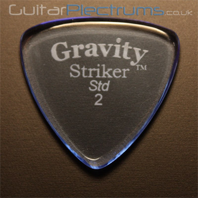 Gravity Picks Striker Standard 2mm Blue - Click Image to Close