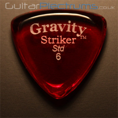 Gravity Picks Striker Standard 6mm Red - Click Image to Close