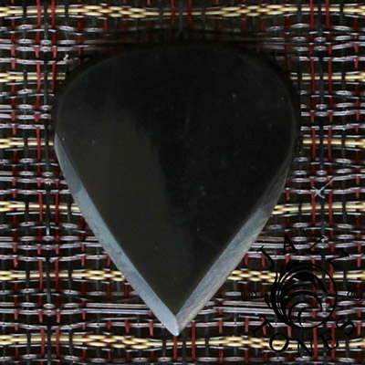 Jazz Tones Black Buffalo Horn Guitar Plectrums - Click Image to Close