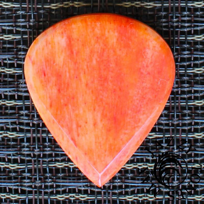 Jazzy Tones Max Orange Bone Guitar Plectrums - Click Image to Close