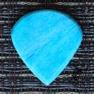 Jazzy Tones Turquoise Bone Guitar Plectrums - Click Image to Close