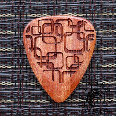 Laser Tones Grip Art Deco Guitar Plectrums - Click Image to Close