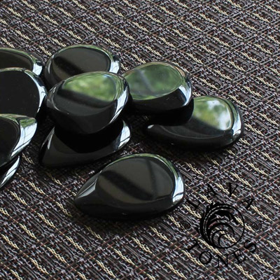Lava Tones Black Obsidian Guitar Plectrums - Click Image to Close