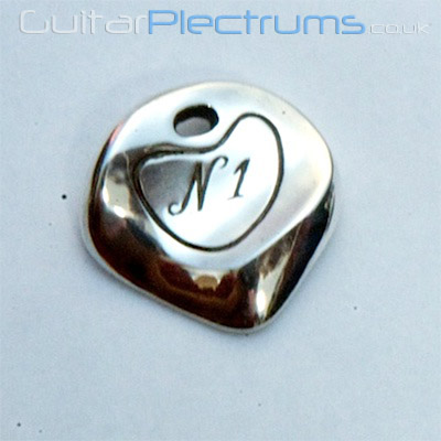 Le Niglo N1 Silver Guitar Plectrums - Click Image to Close