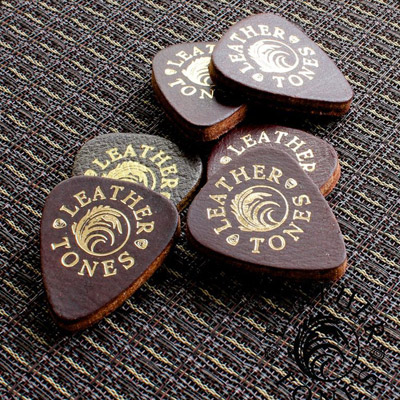 Leather Tones Brown Guitar Plectrums - Click Image to Close