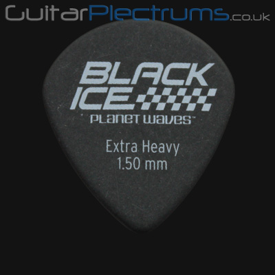 Planet Waves Black Ice Extra Heavy 1.50mm Guitar Plectrums - Click Image to Close