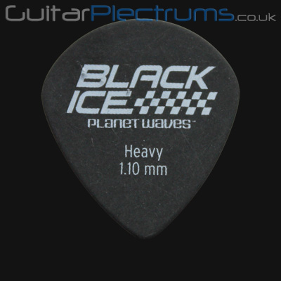 Planet Waves Black Ice Heavy 1.10mm Guitar Plectrums - Click Image to Close