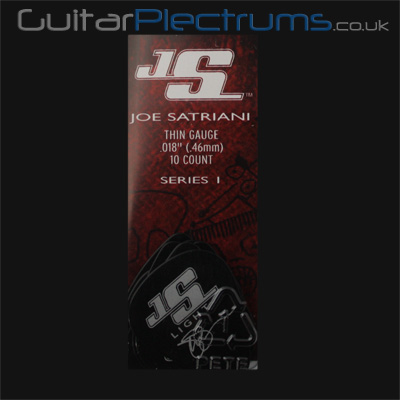 Planet Waves Joe Satriani Signature Black Light Guitar Plectrums - Click Image to Close
