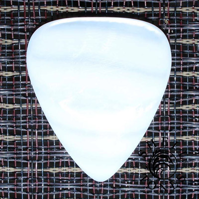 Shell Tones Freshwater Mother Of Pearl Guitar Plectrums - Click Image to Close