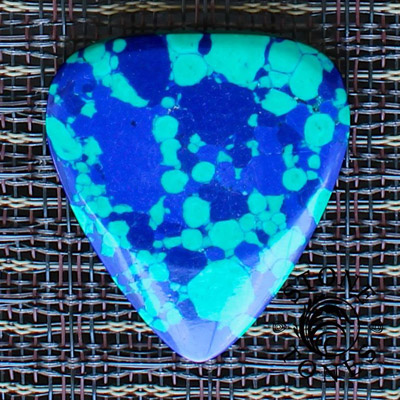 Stone Tones Malachite Azurite Guitar Plectrums - Click Image to Close