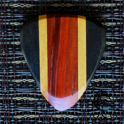 Zone Tones Padauk Guitar Plectrums - Click Image to Close