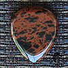 Lava Tones Mahogany Obsidian Guitar Plectrums