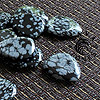 Lava Tones Snowflake Obsidian Guitar Plectrums