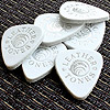 Leather Tones White Guitar Plectrums