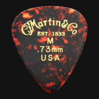 C F Martin Number 1 Medium 0.73mm Guitar Plectrums