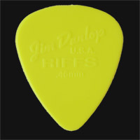 Dunlop Riffs Standard 0.46mm Yellow Guitar Plectrums