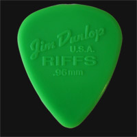 Dunlop Riffs Standard 0.96mm Green Guitar Plectrums